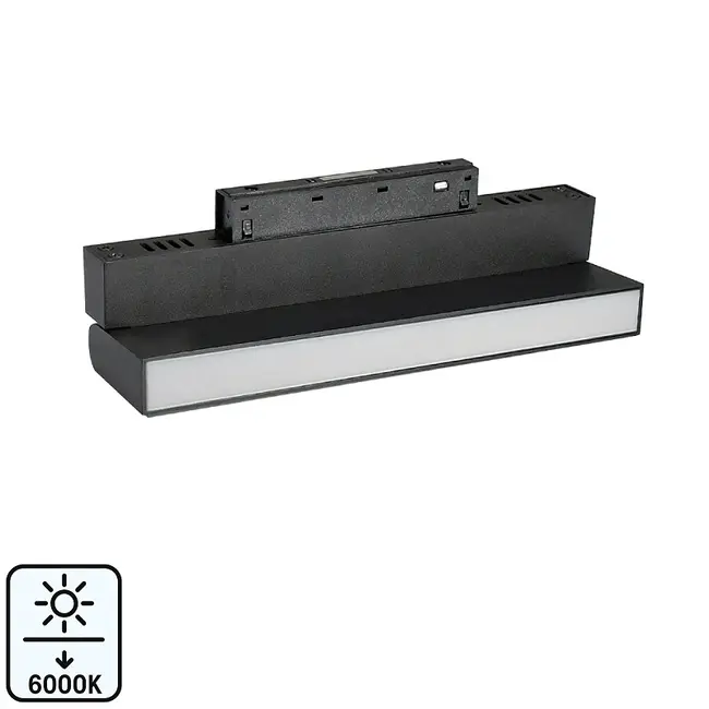 Proiector liniar orientabil sina magnetica 12W 6000K 22cm 48V DC 960Lm 120° Ra≥90 Tosyco