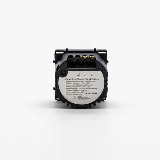 Intrerupator cap scara dimabil cu touch (tactil) din sticla 700W Tosyco