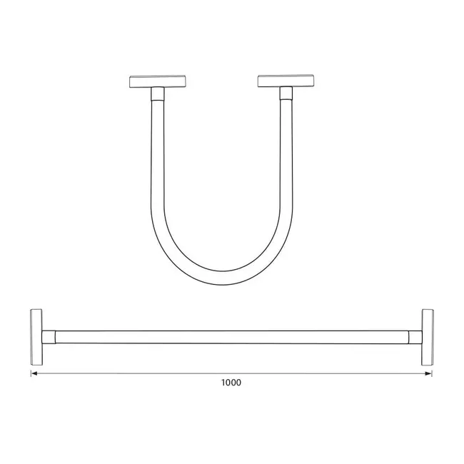 Proiector Neon Flex sina magnetica 16W 3000K 100cm 48V DC 1280 Lm Ra≥90 Tosyco