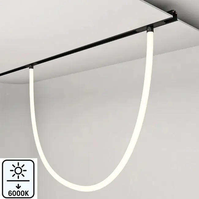 Proiector Neon Flex sina magnetica 32W 6000K 200cm 48V DC 2560 Lm Ra≥90 Tosyco