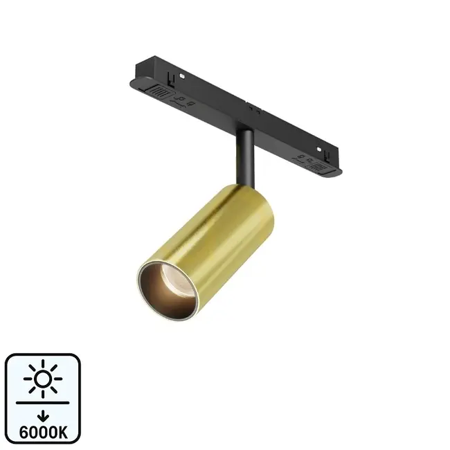 Spot sina magnetica 10W 6000K 15cm 48V DC 800 Lm 24° Ra≥90 Gold Tosyco