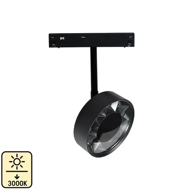 Spot grila sina magnetica large 7W 3000K ⌀9.5cm 48V DC 560 Lm 24° Ra≥90 Tosyco