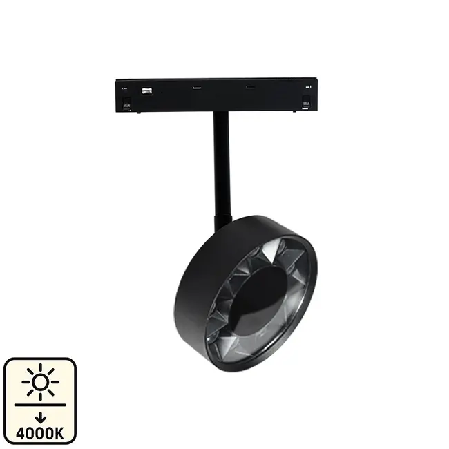 Spot grila sina magnetica large 7W 4000K ⌀9.5cm 48V DC 560 Lm 24° Ra≥90 Tosyco