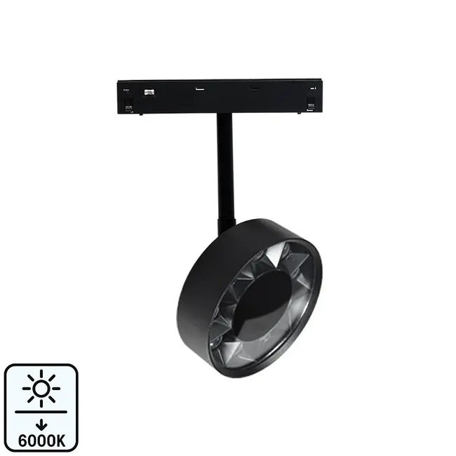 Spot grila sina magnetica large 7W 6000K ⌀9.5cm 48V DC 560 Lm 24° Ra≥90 Tosyco