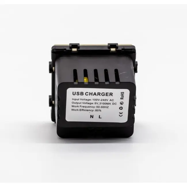 Modul incarcator 2 x USB 3.1A cu indicator LED Tosyco