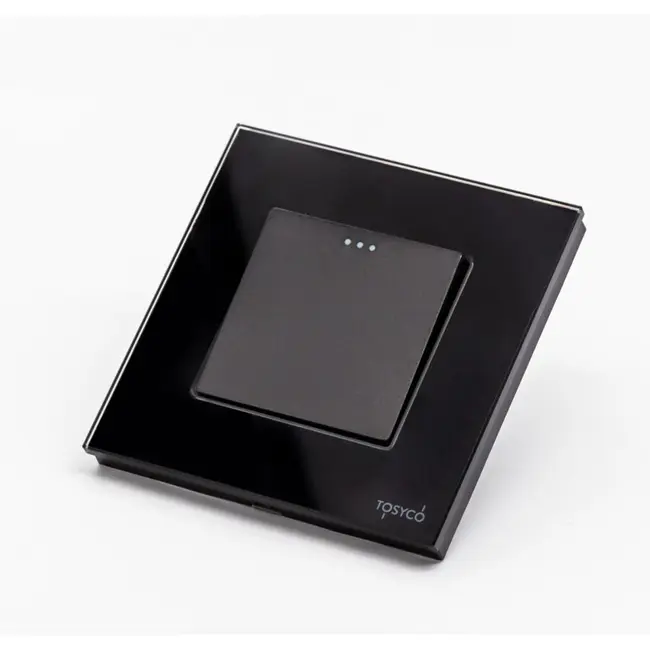 Intrerupator cap scara mecanic cu rama din sticla Tosyco