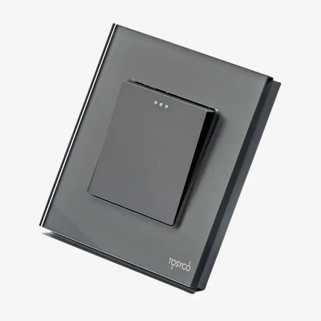 Intrerupator simplu mecanic cu rama din sticla Tosyco