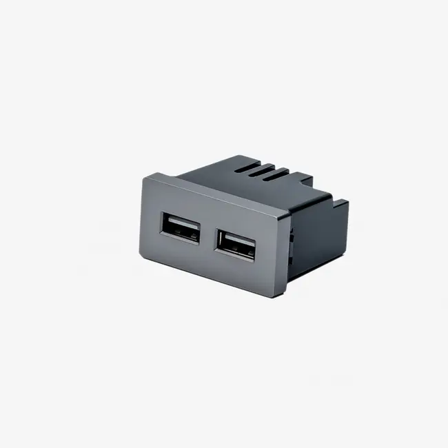 Modul incarcator 2 x USB 2.4A 1/2 Tosyco