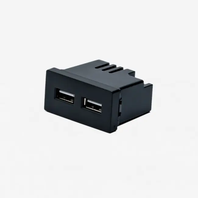 Modul incarcator 2 x USB 2.4A 1/2 Tosyco