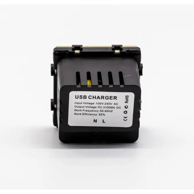 Modul incarcator 2 x USB 3.1A cu indicator LED Tosyco