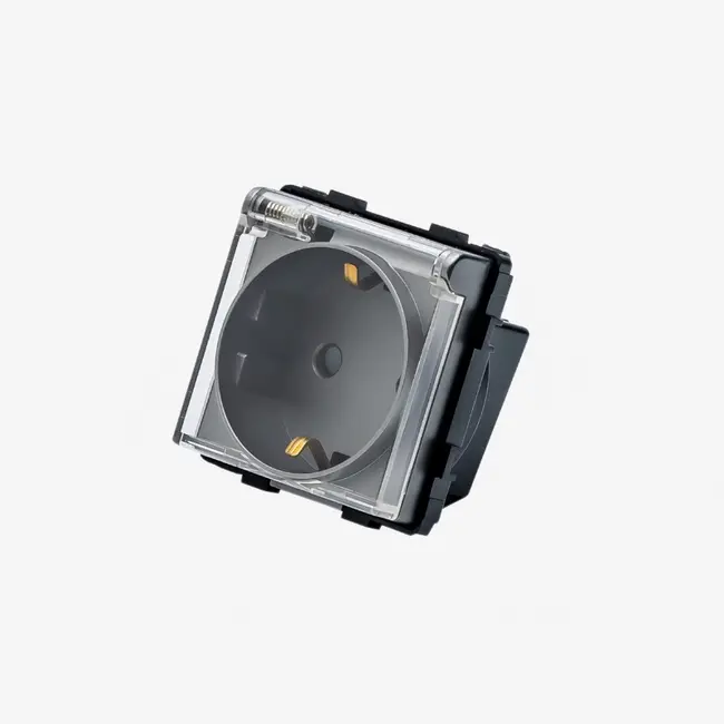Modul priza schuko cu capac protectie Tosyco
