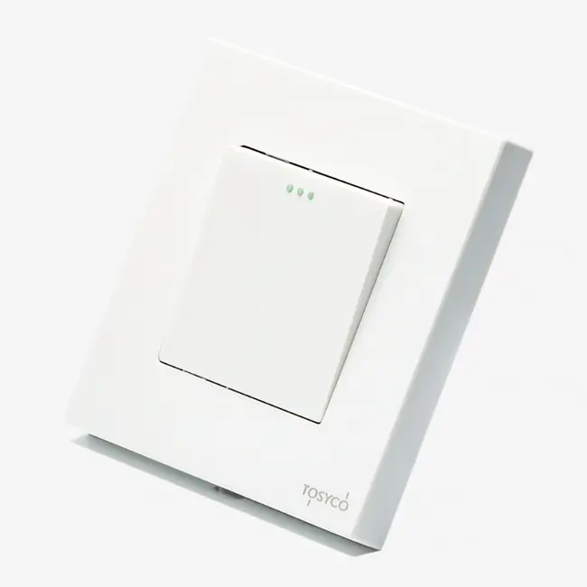 Intrerupator simplu mecanic cu rama din plastic Tosyco