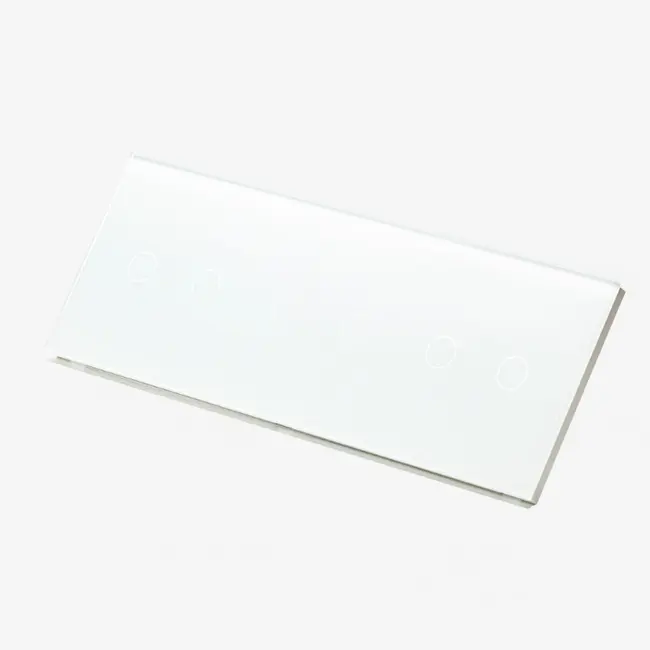 Panou intrerupator dublu + dublu + dublu cu touch (tactil) din sticla Tosyco